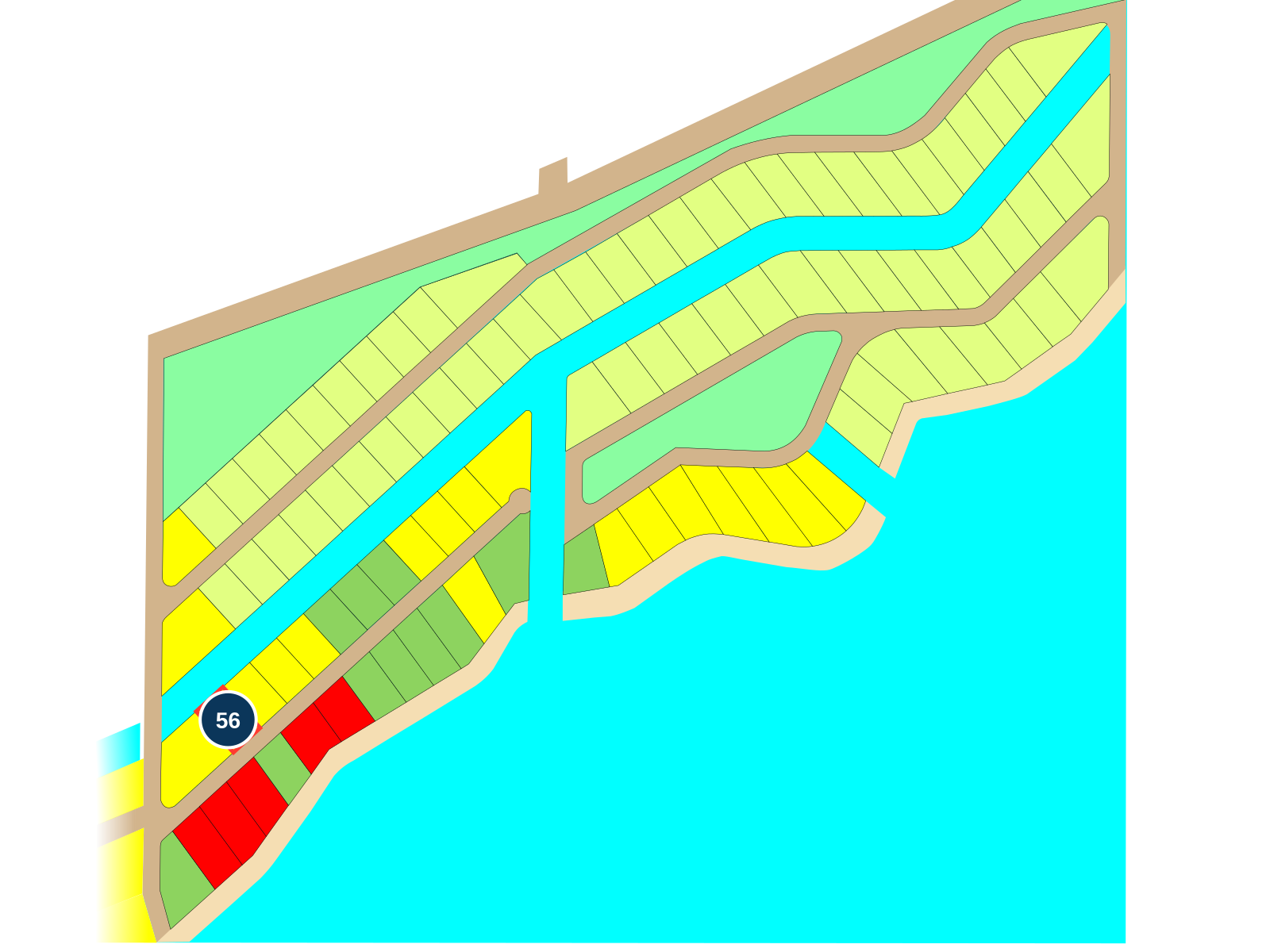 Cerros Sands Phase 2 Lot 56 — 1st Row Canal