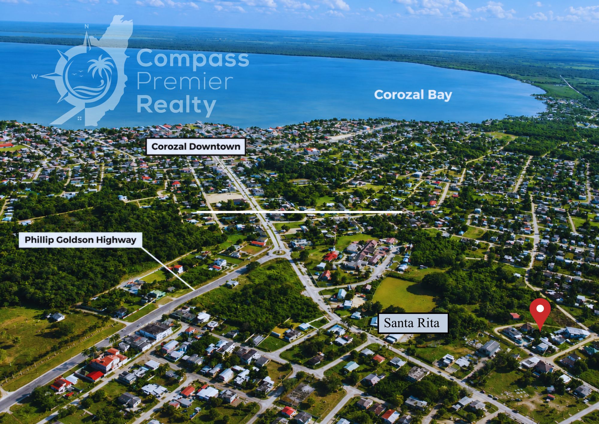 Prime Corner Residential/Commercial Lot in Santa Rita, Corozal Town, Belize
