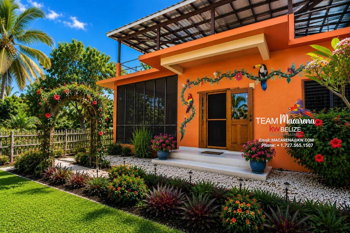 Consejo Shores Belize Home for Sale – Elegant Tropical Living Near the Caribbean Sea