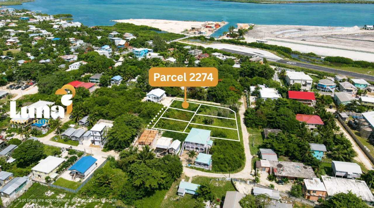Corner Lot for Sale in San Pablo, Ambergris Caye | Parcel 2274