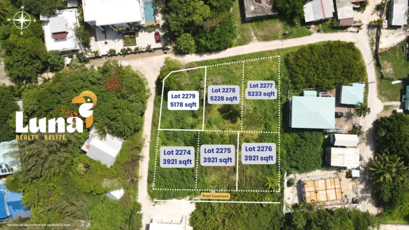 Corner Lot for Sale in San Pablo, Ambergris Caye | Walk to Shops, Restaurants & More – Parcel 2279