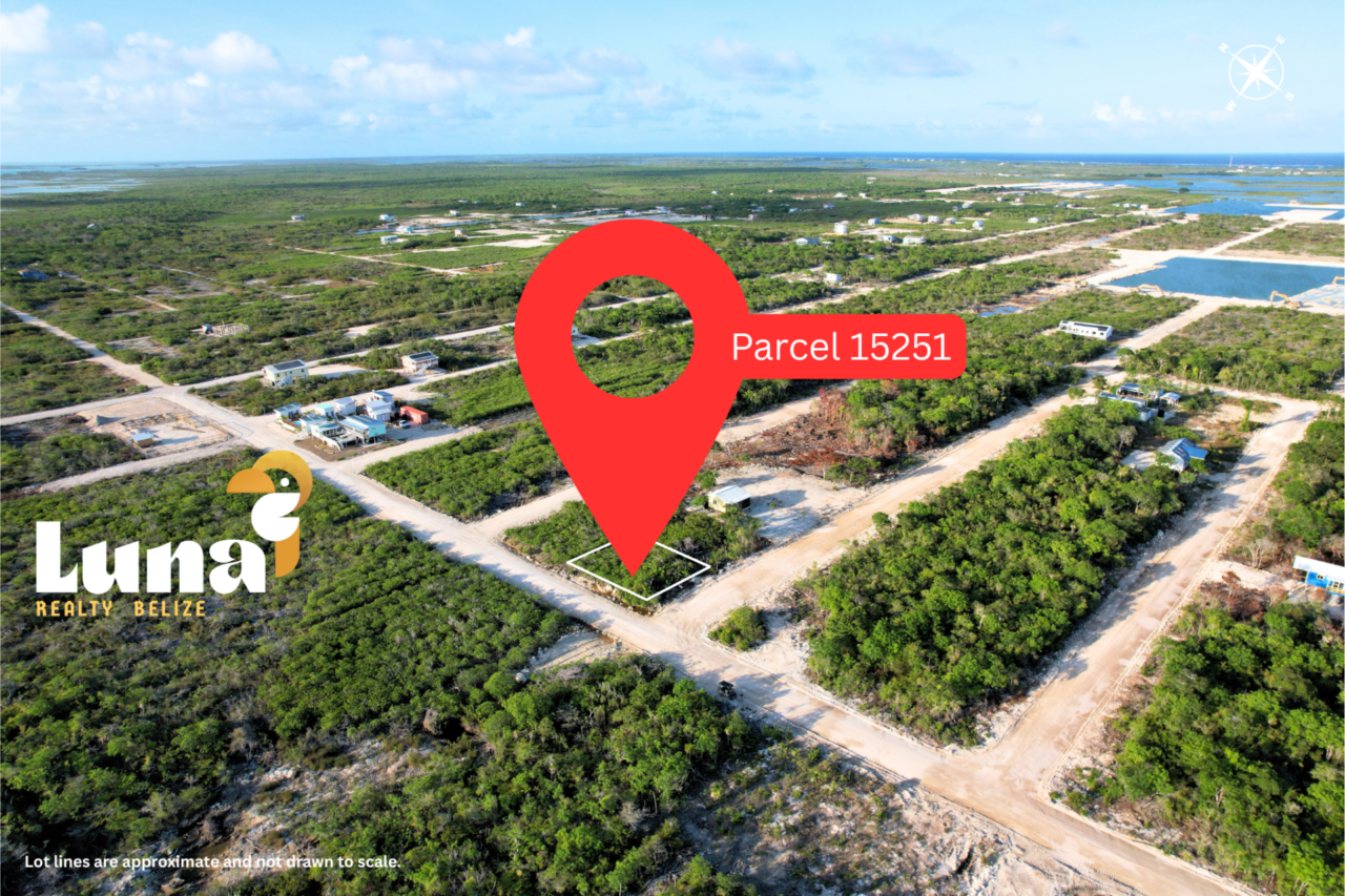Corner Lot Near Secret Beach – Parcel 15251 | West Caye, Ambergris Caye