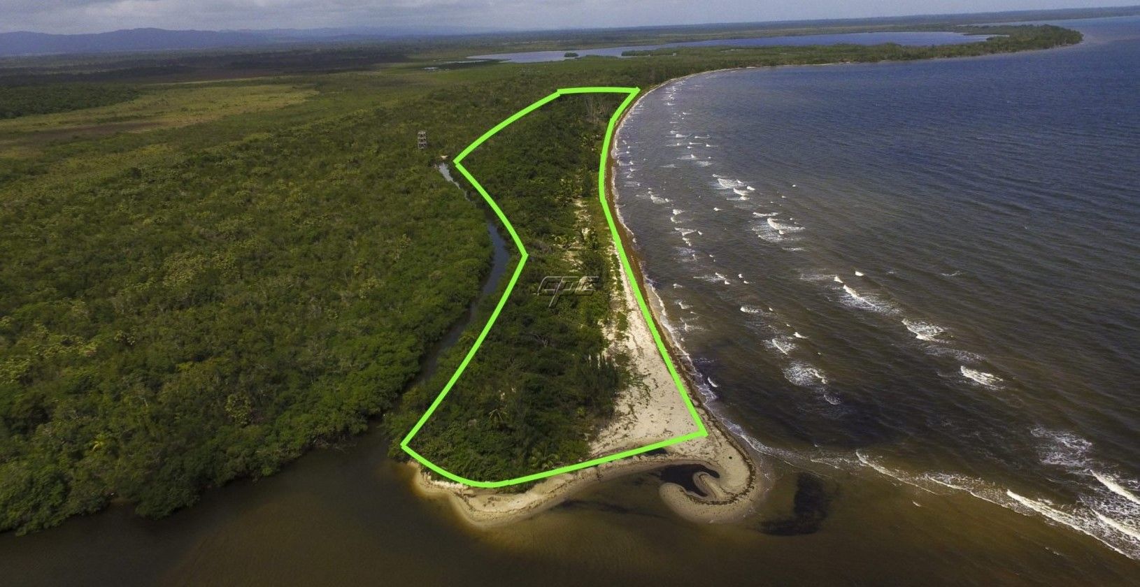 3000 Feet of untouched beachfront