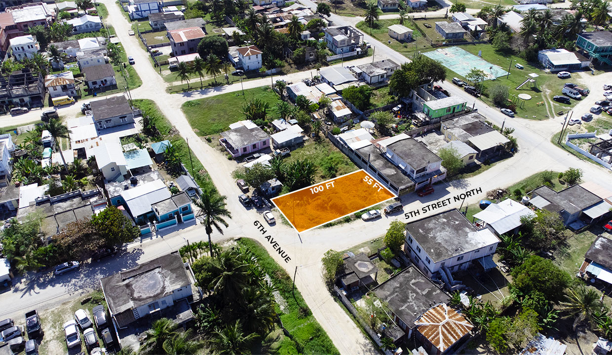 Prime Vacant Corner Lot in Corozal Town Northern Belize