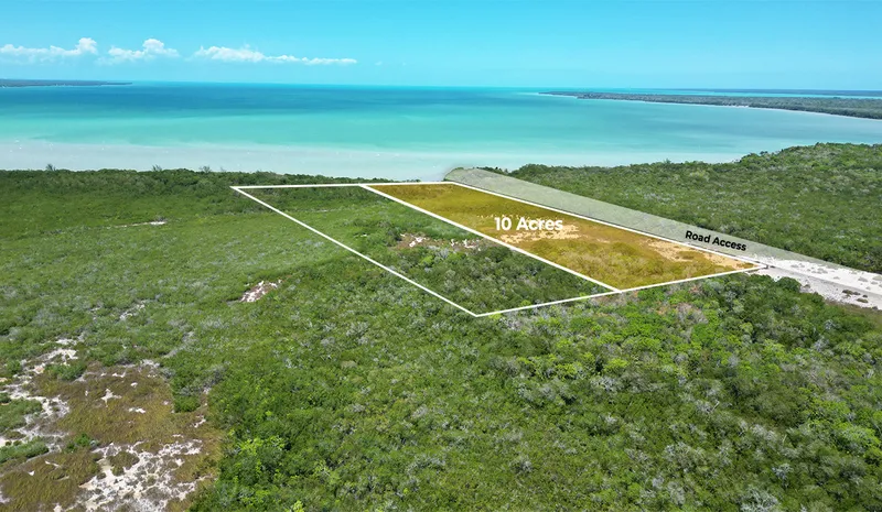 Prime 10 acres Seafront Investment property in Corozal District Northern Belize