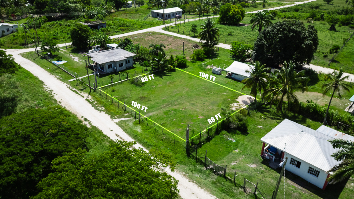 Large Residential Lot in Trinidad Village Orange Walk District in Northern Belize