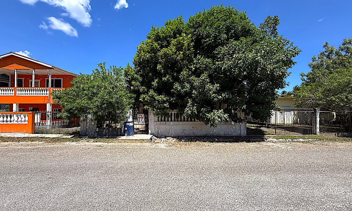 FIXER UPPER CONCRETE HOME IN ORANGE WALK TOWN