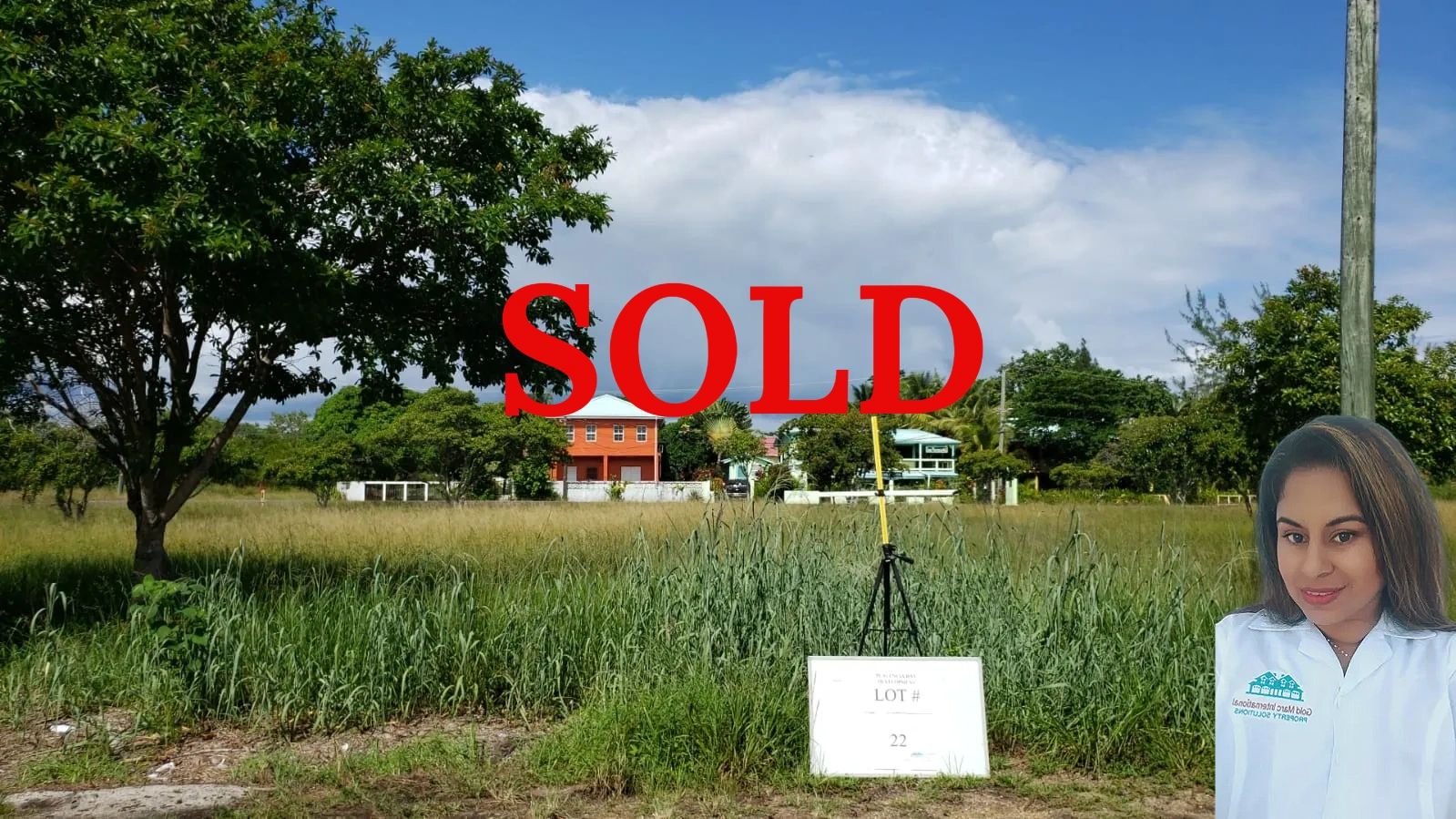 70'x 90' Residential Lot #22 in Placencia Bay Development.