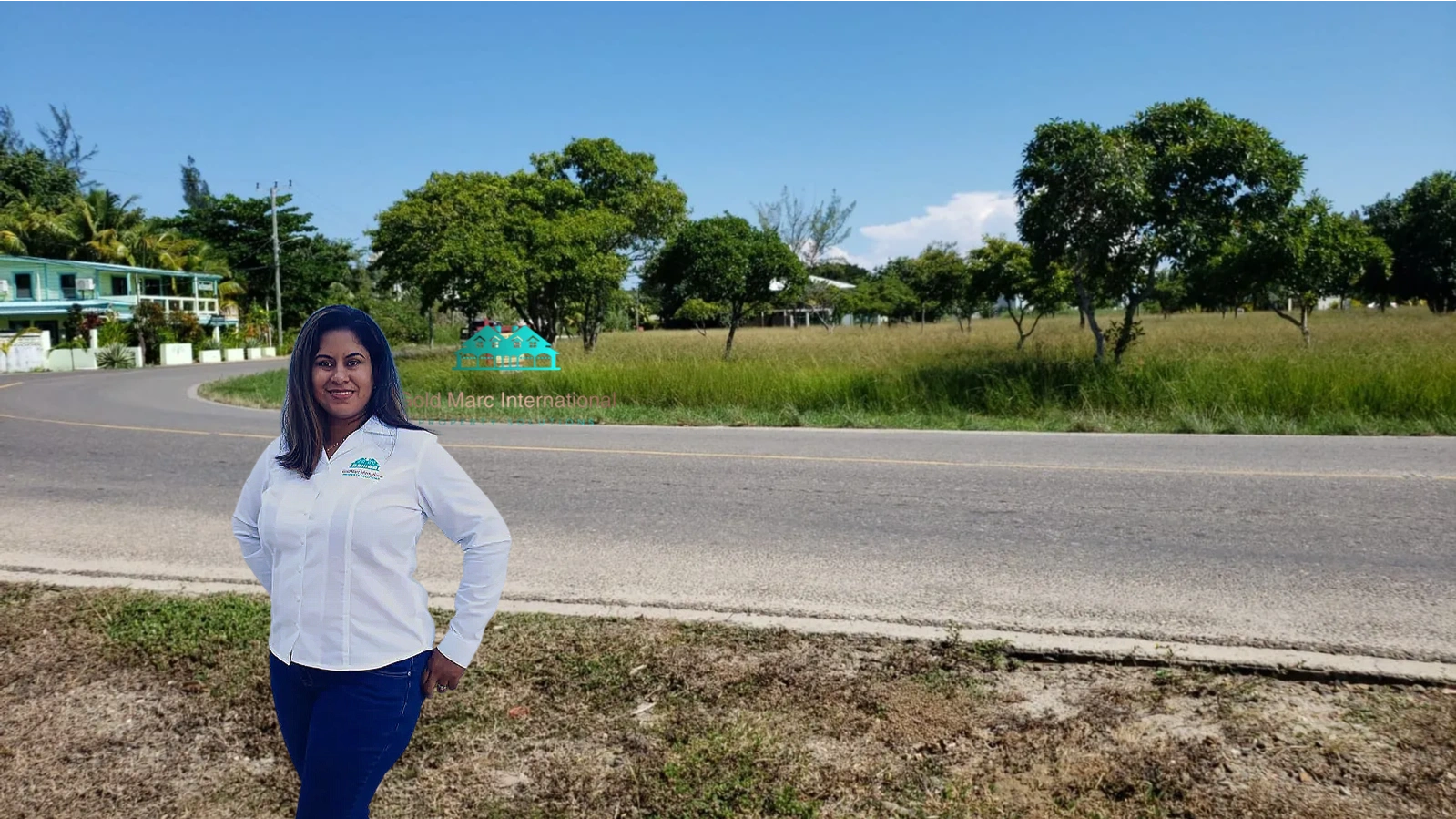 80'x 100'x 90' x 95' Residential Corner Lot #27 in Placencia Bay Development