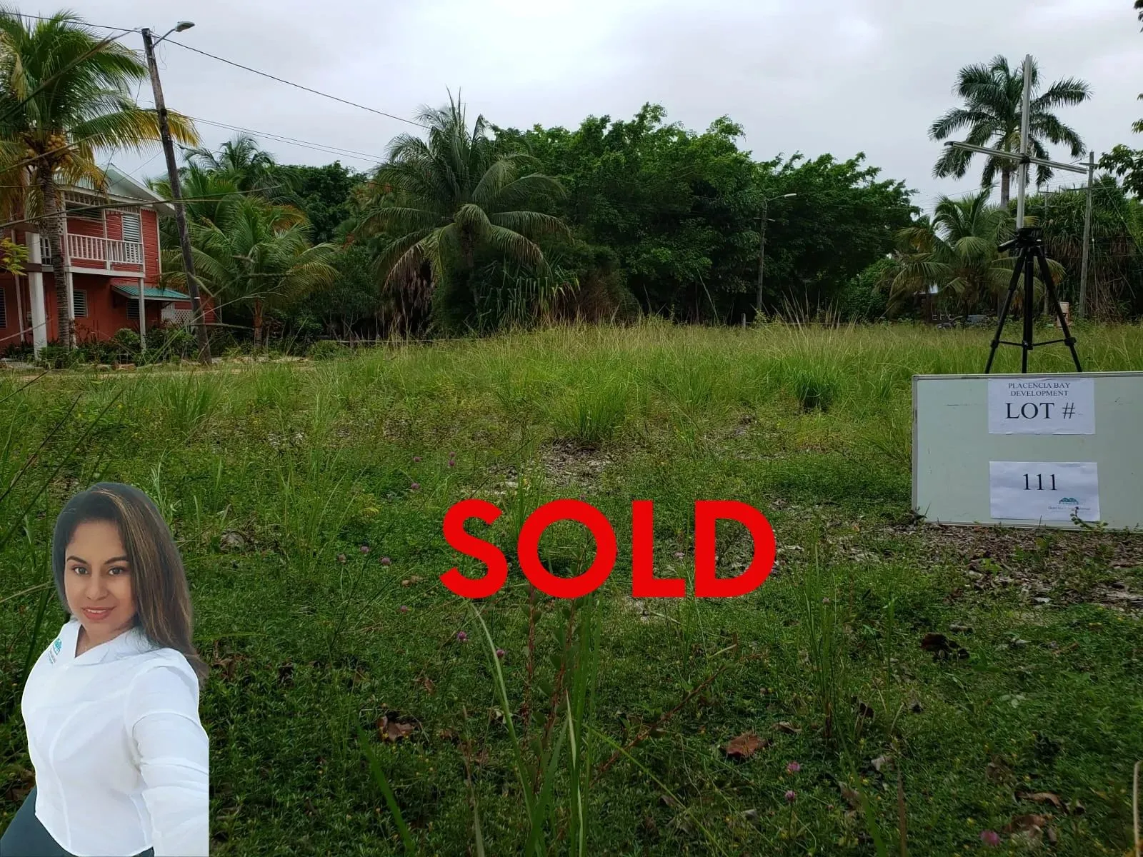70'x 90' Residential Lot #111 in Placencia Bay Development.