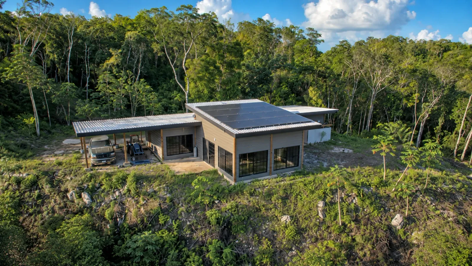 18-Acre Producing Fruit Farm with Off-Grid Hilltop Home in Unitedville, Cayo