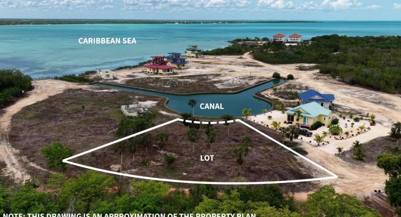 INVESTMENT OPPORTUNITY- Canalfront Lot 1092 w/ Sea Access in Orchid Bay, Corozal