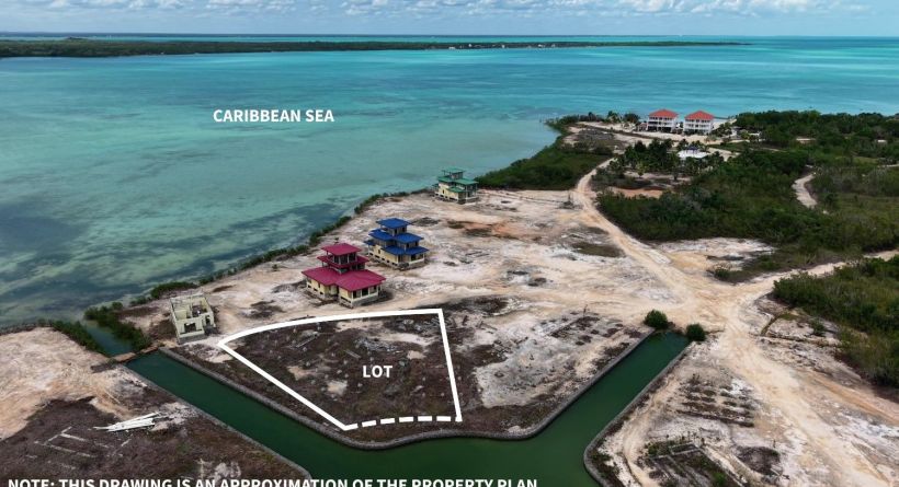 INVESTMENT OPPORTUNITY- Canalfront Lot 1097 w/ Sea Access in Orchid Bay, Corozal