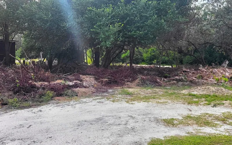 Canal Front Lot Cleared
