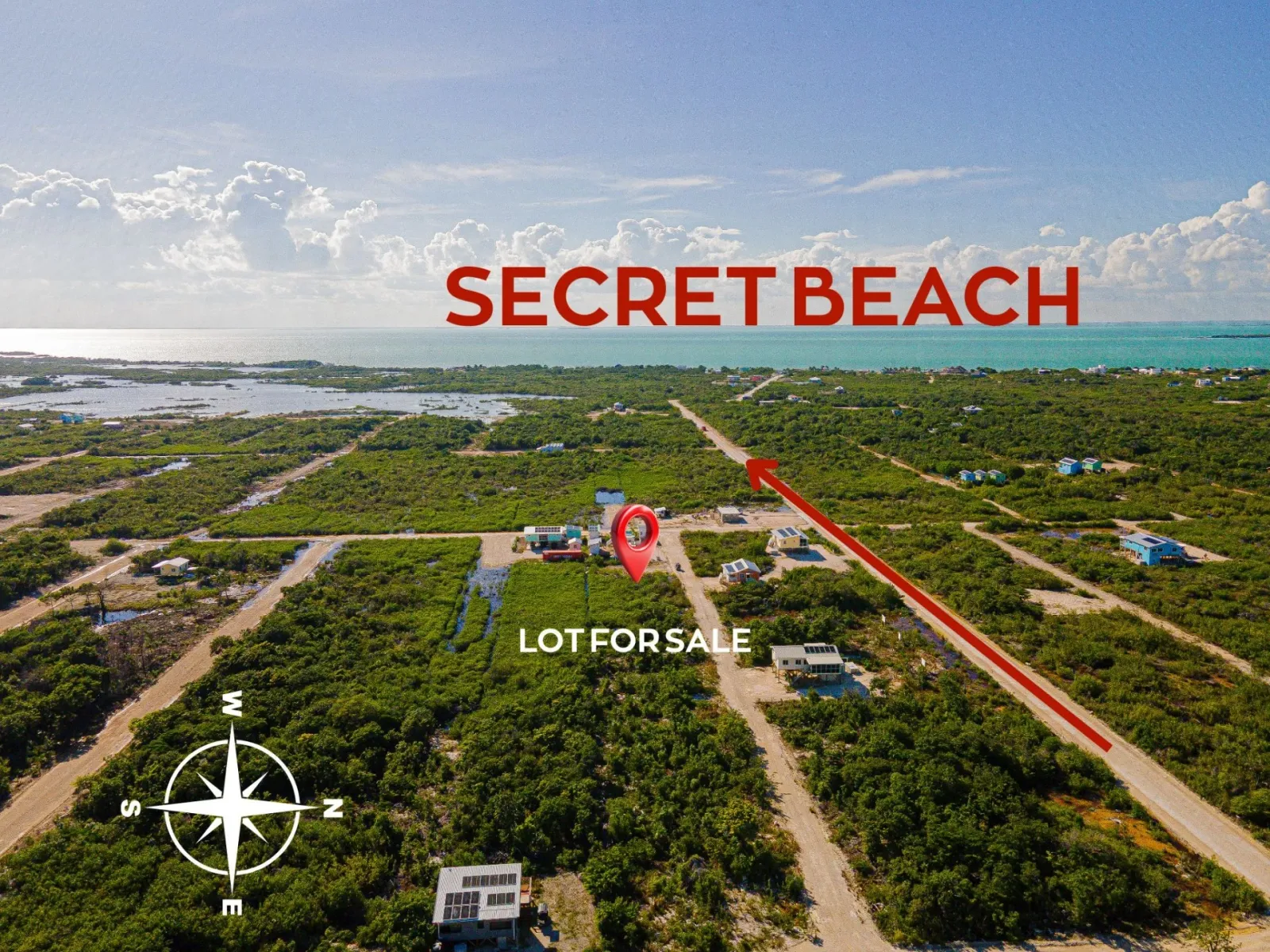 Double Lot for Sale in West Caye – Secret Beach Area, Ambergris Caye