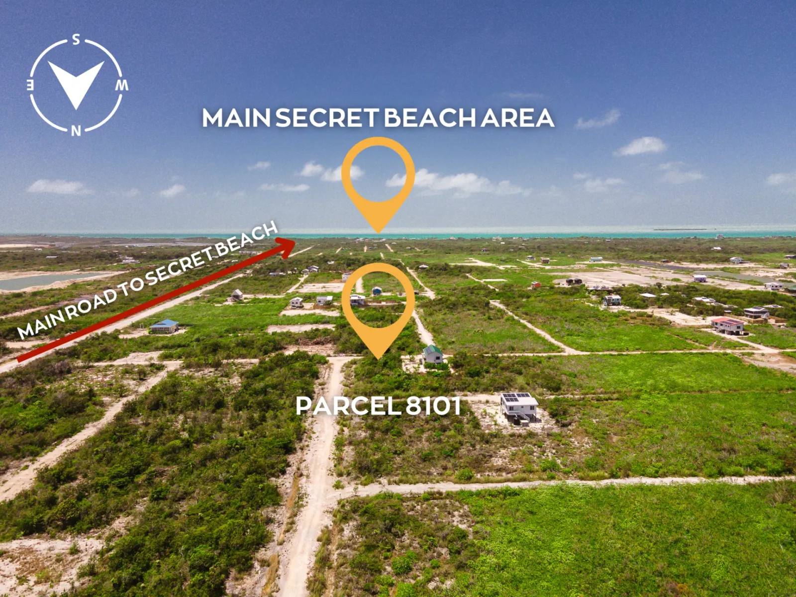 Prime Corner Lot Near Secret Beach – Elevated & Ready for Your Dream Home