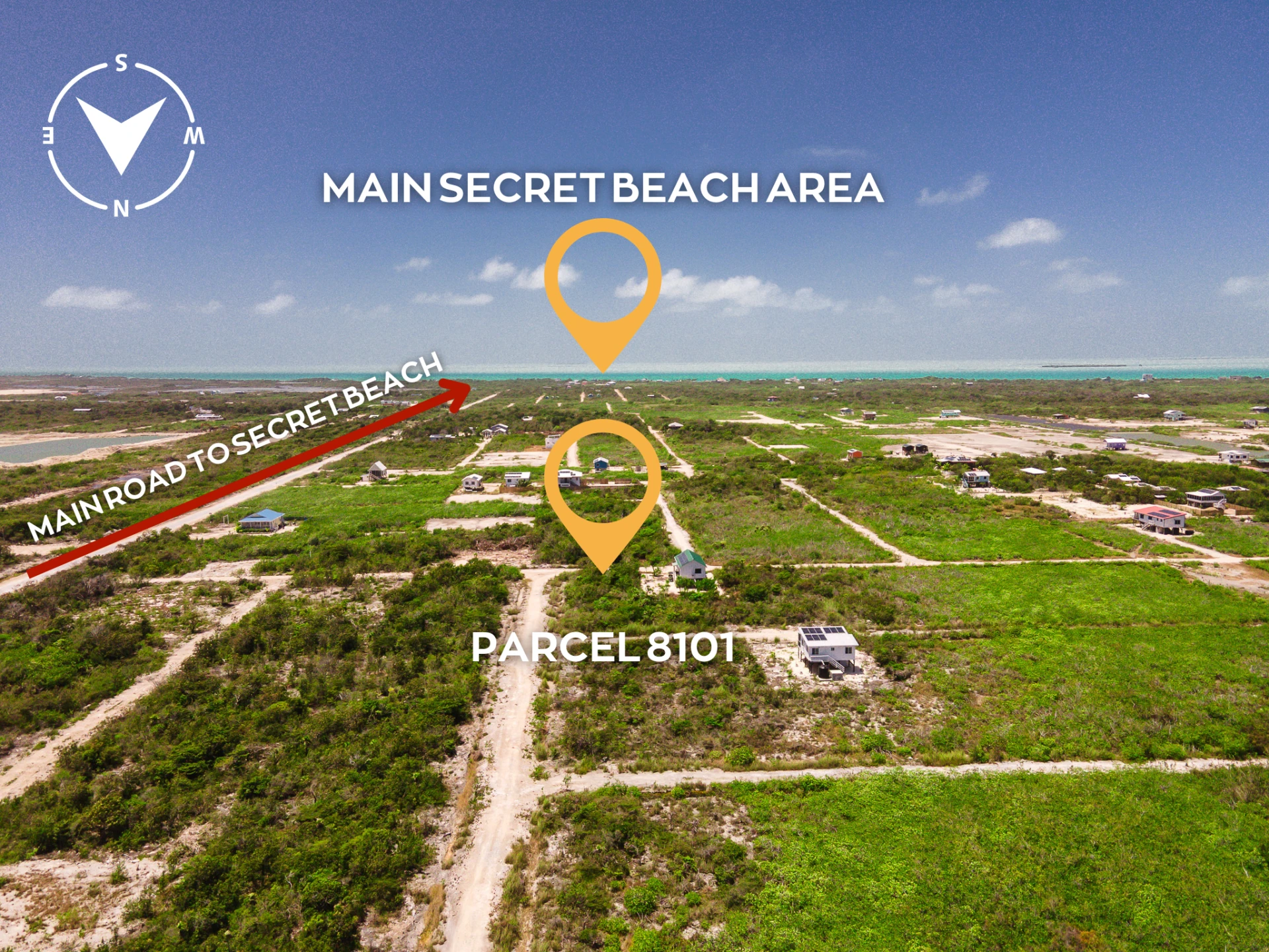 Prime Corner Lot Near Secret Beach – Elevated & Ready for Your Dream Home
