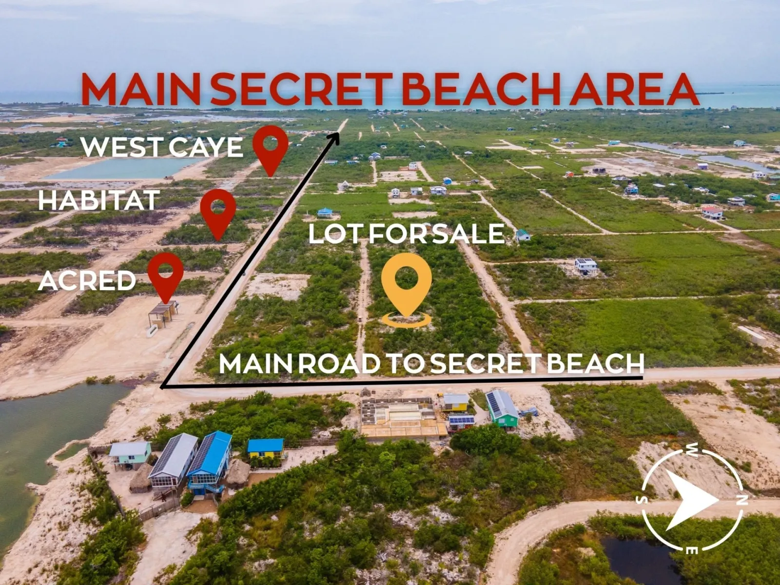 Prime Elevated Lot in Secret Beach – Parcel 8115