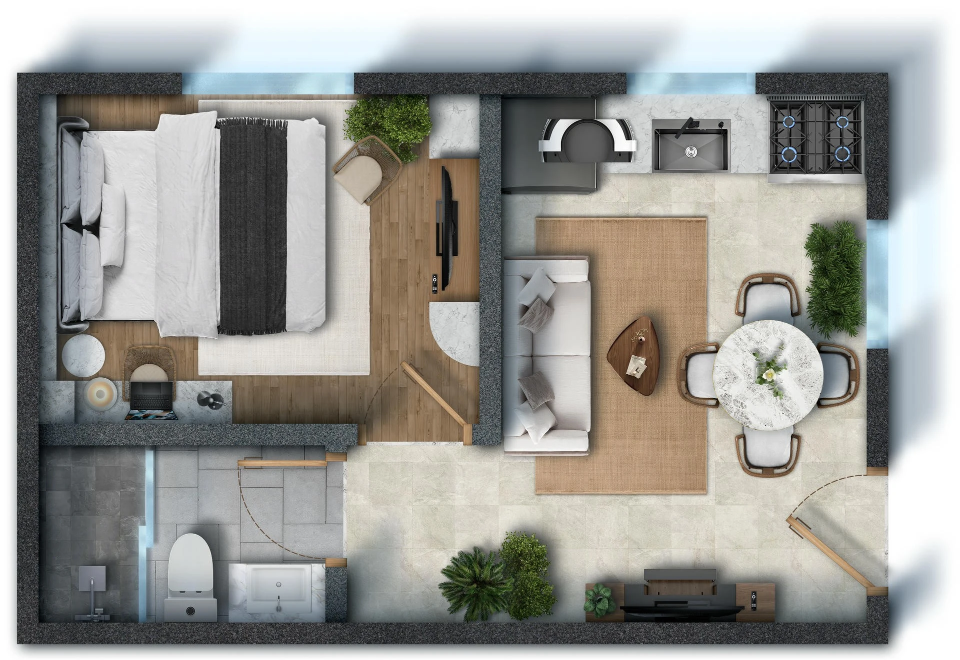 Sol Suites Condos - Solara 1 Bedroom Condo