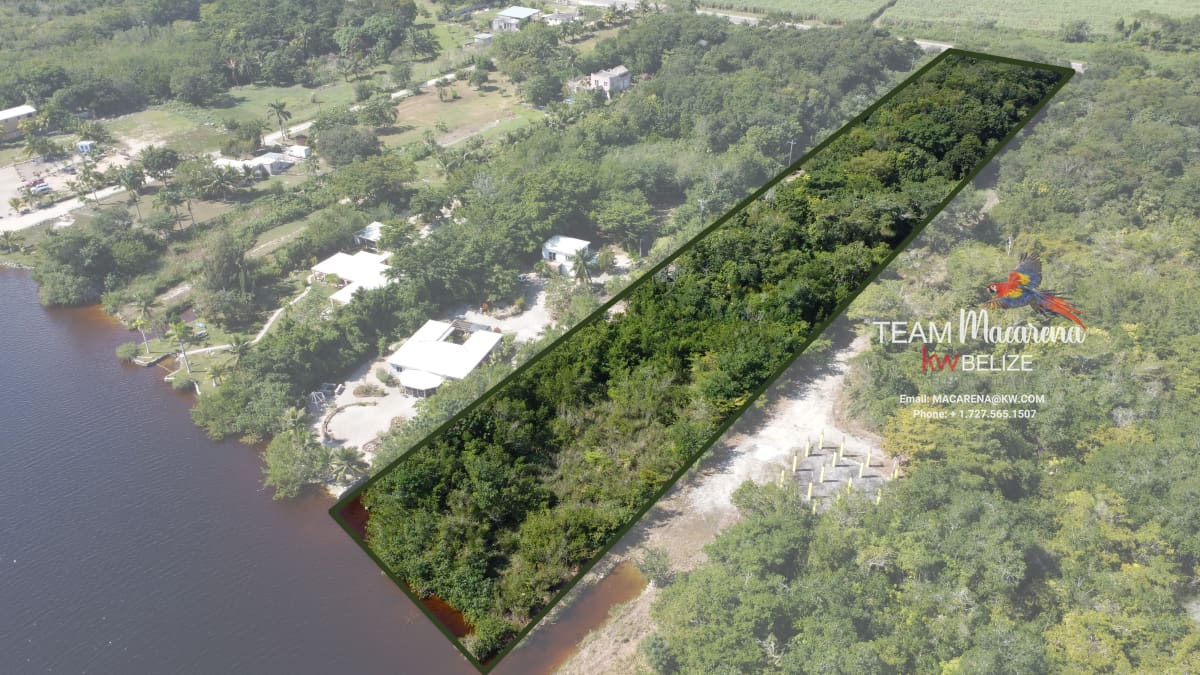 Lagoon Front Property on Northern Highway Corozal