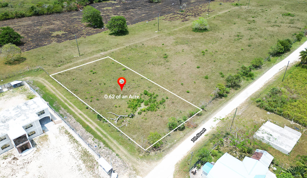 Large Vacant Residential Corner Lot in Orange Walk Town Northern Belize