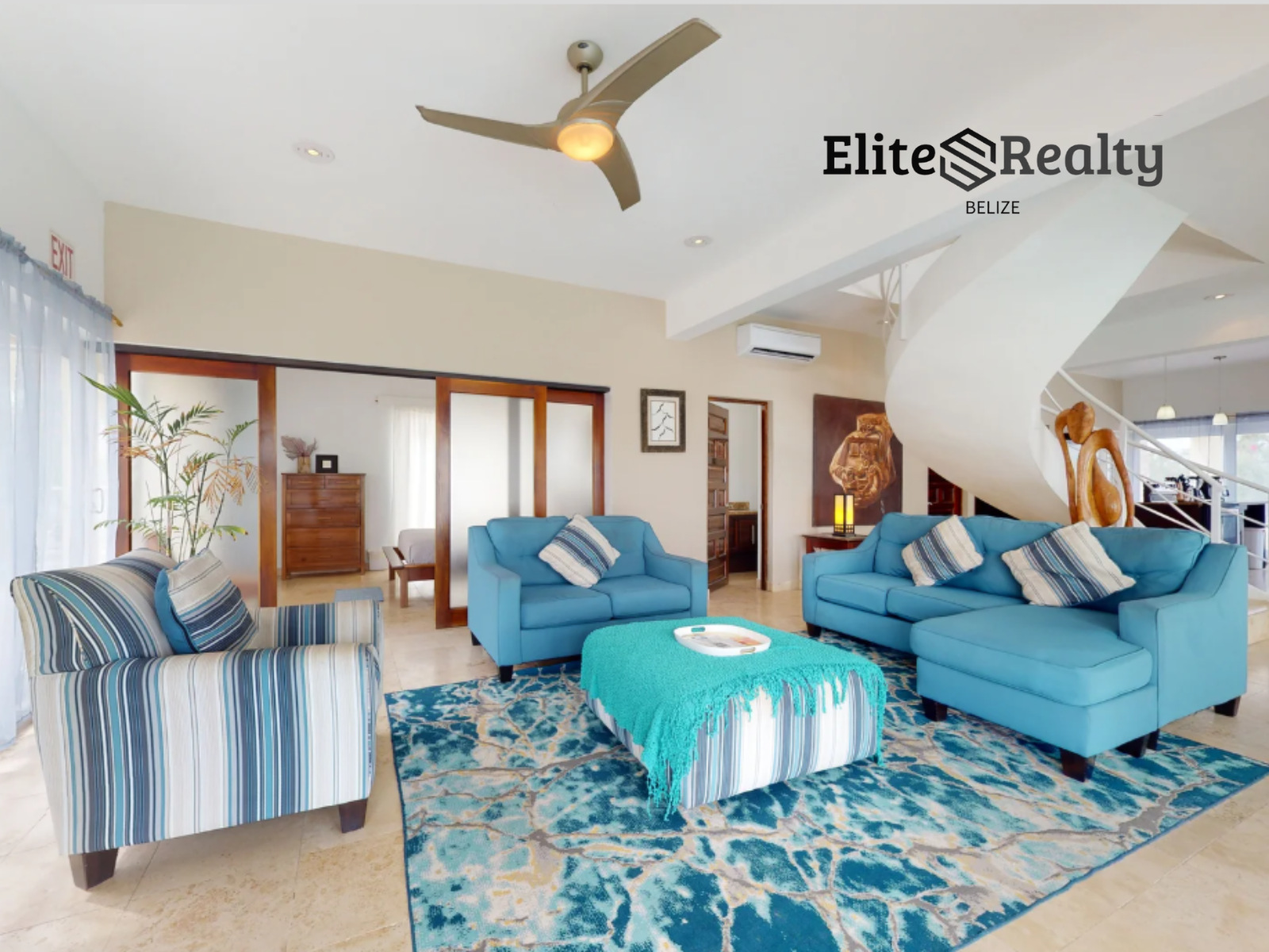 Luxury Waterfront Villa for Sale San Pedro Ambergris Caye Be.