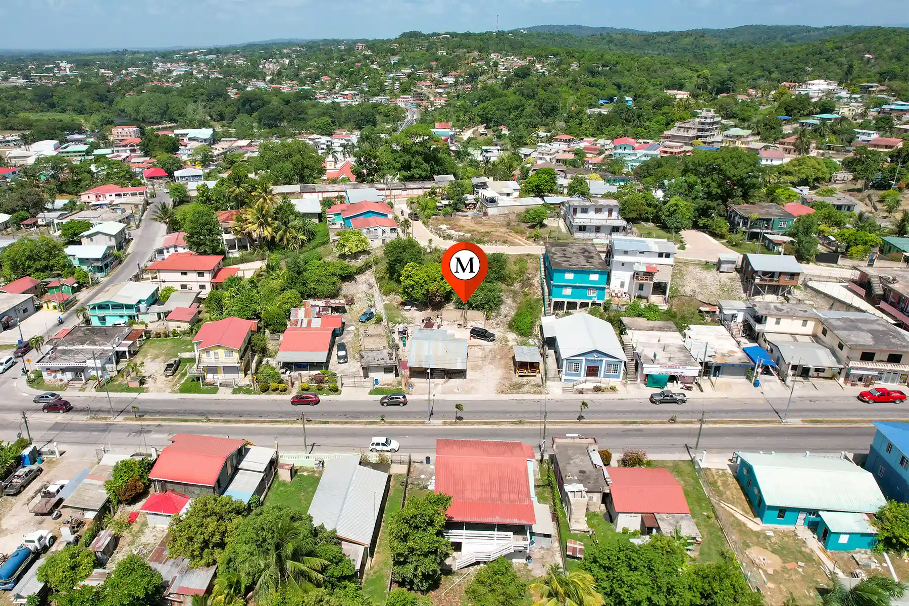 Commercial lot on Joseph Andrews Drive in San Ignacio Cayo
