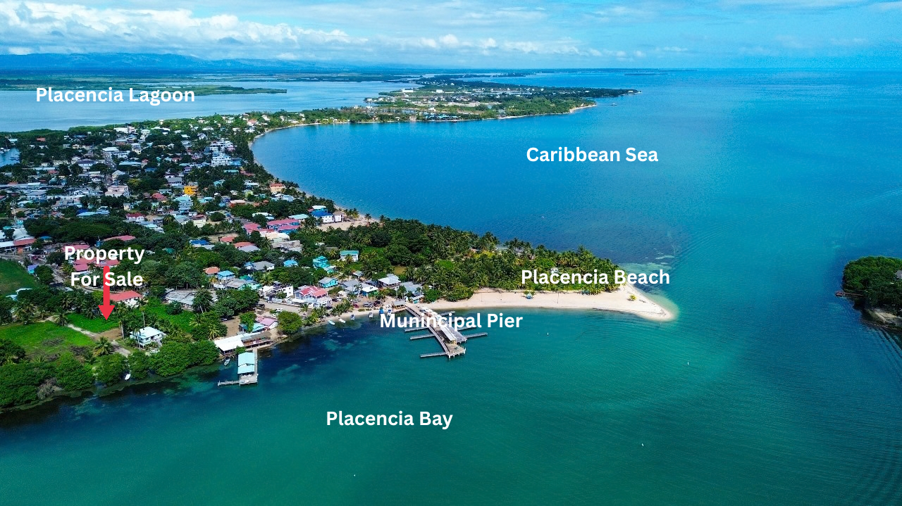 Rear Seaview Development Lot with Road Access- Placencia Village: