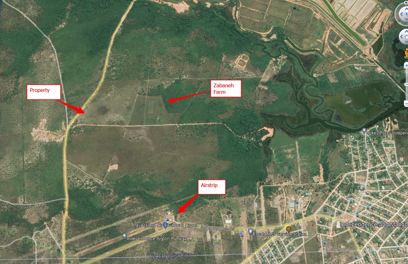 5acre parcels, August Creek, Stann Creek District, Belize