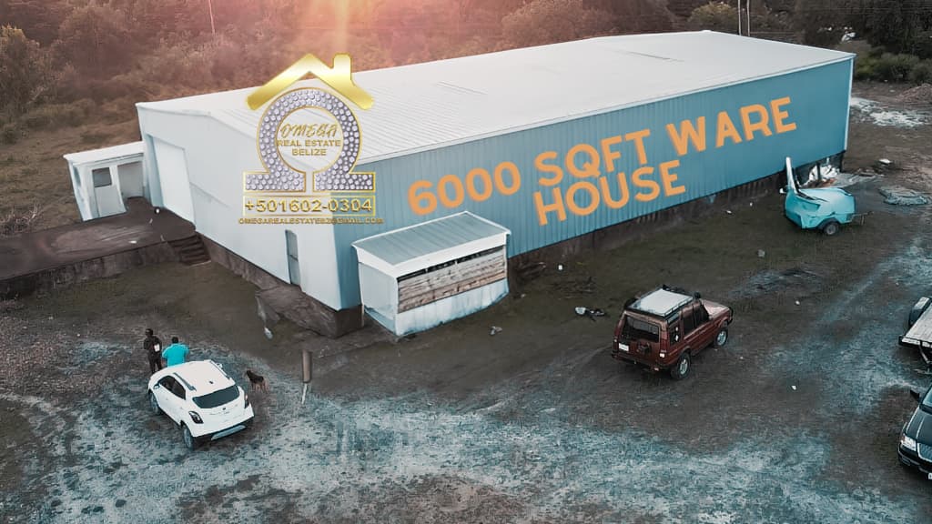 Secure 6000 Sq Ft Warehouse for Rent in Sandhill Village, Belize District