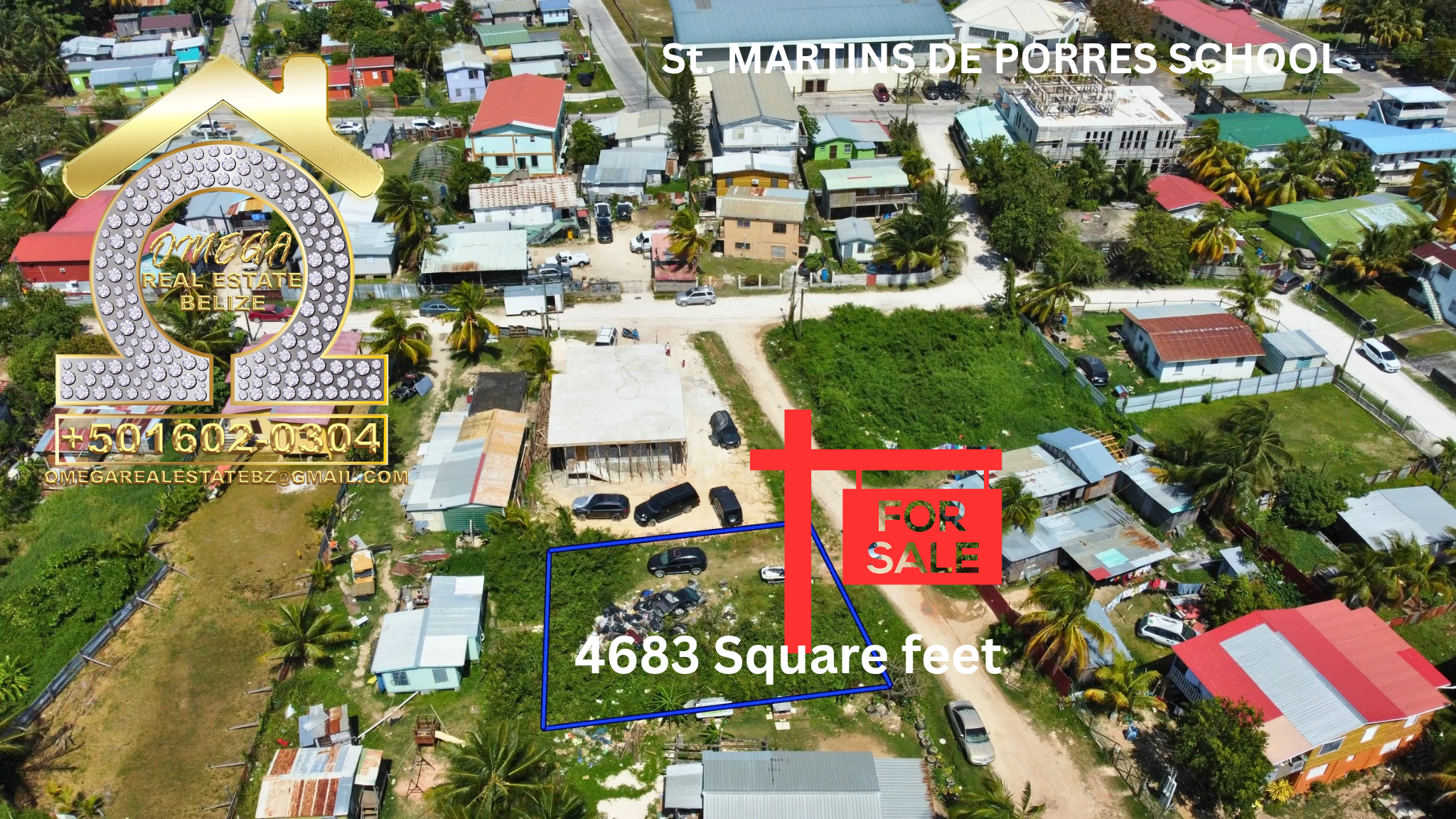 🌟 Prime Land for Sale in St. Martin’s Area, Belize City – Mahogany Street Extension