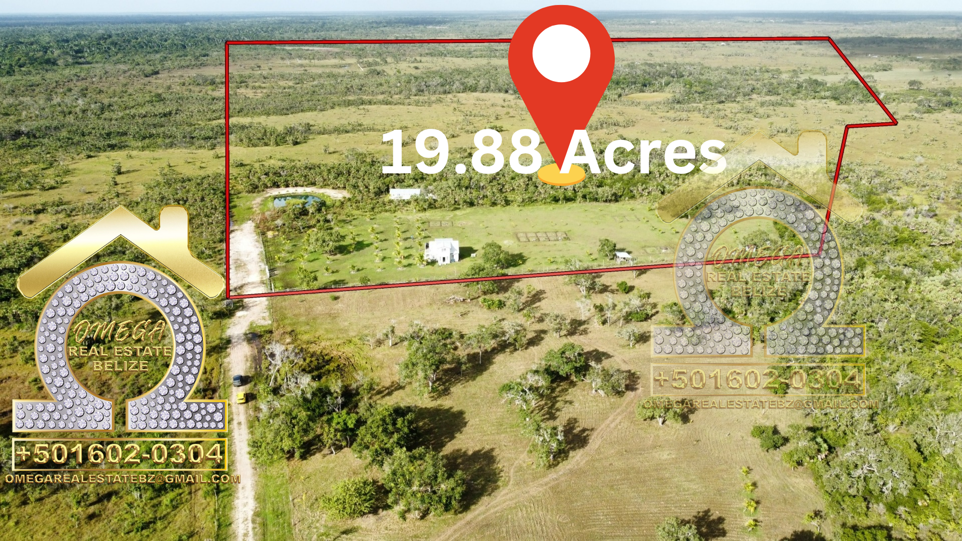 19.88 acres of Resort potential Property FOR SALE off Burrel-Boom highway