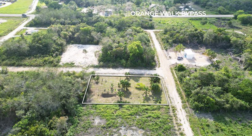 Petville Residential Corner Lot in Orange Walk Town in Northern Belize