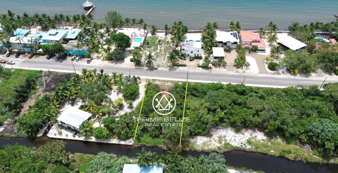 PL0188- Canal & Roadfront Lot for Sale in Upgraded Maya Beach