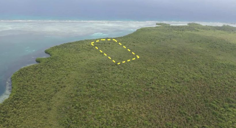 PRICE REDUCED: 5.788 Acre Beachfront Property on Deadman's Caye, TURNEFFE ATOLL
