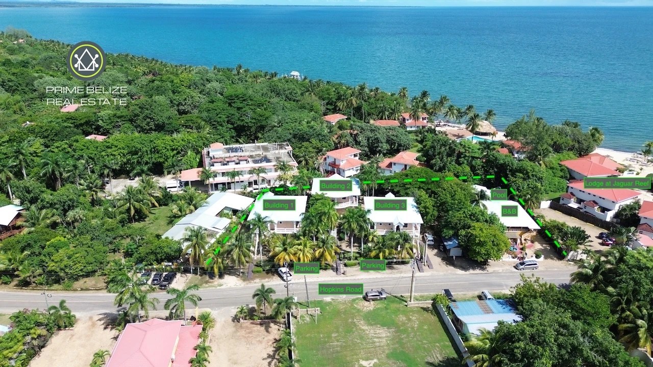 PB0019 – Bed & Breakfast, apartment complex, and retail space in Hopkins Belize