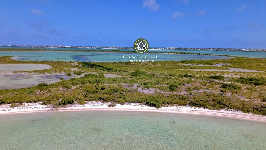PI0043- 6.8-Acre West-Facing Beachfront Land for Sale | Ambergris Caye, Belize