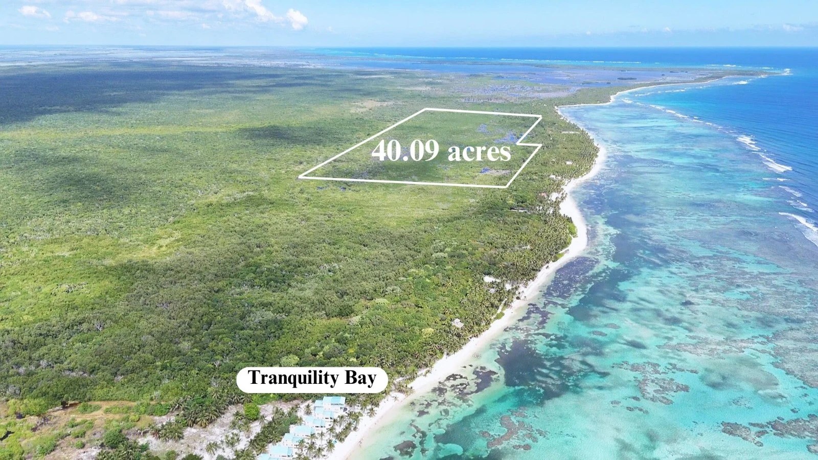 PL0141 – 40.09 Acres of Prime Land in North Ambergris Caye