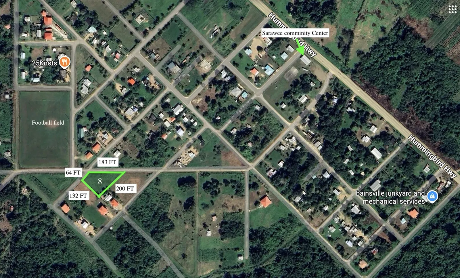 PL0199 – Lot 8 – Large Residential lot – Sarawee Village, Stann Creek District