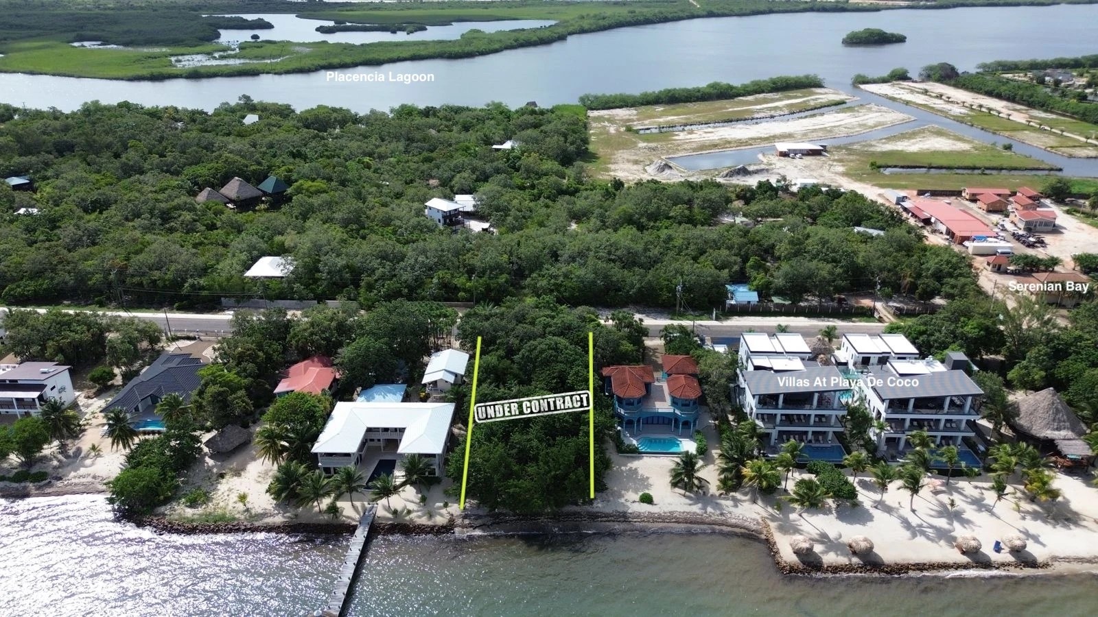 PL0202 – Beachfront Lot for Sale in Surfside, Placencia Peninsula