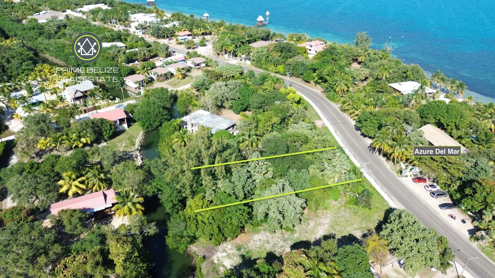 PL0212 – Canal & Road front Lot – Ready for Construction, Placencia, Belize