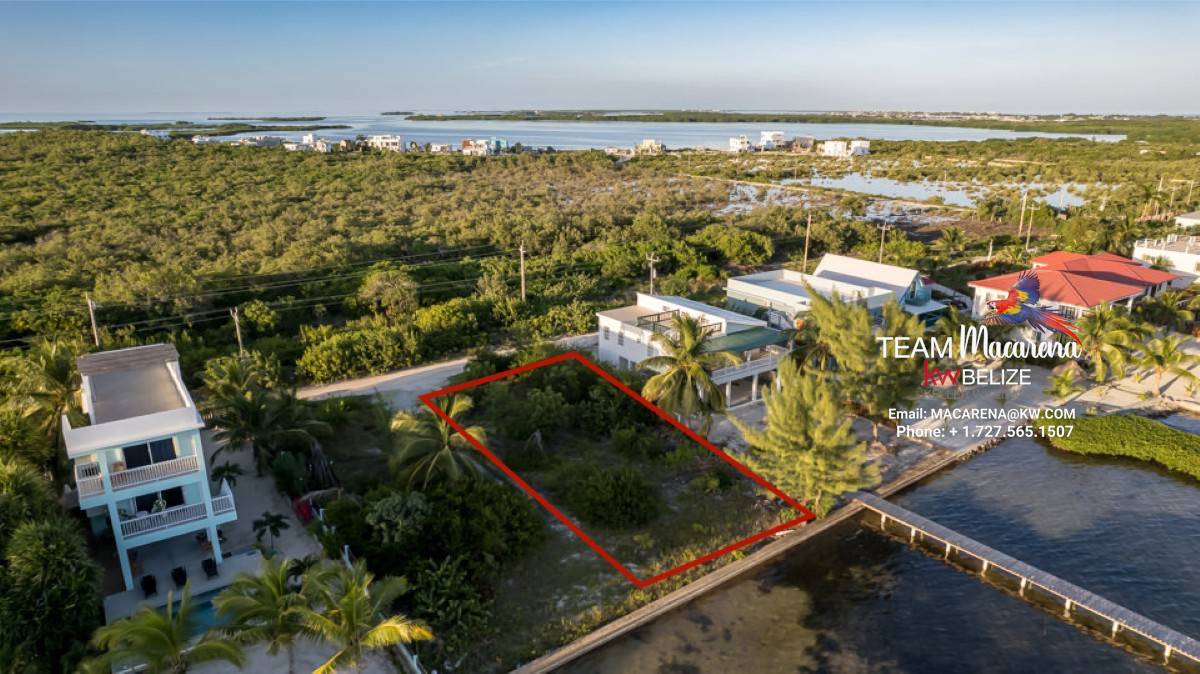 Beachfront Lot Boca Ciega Area Ambergris