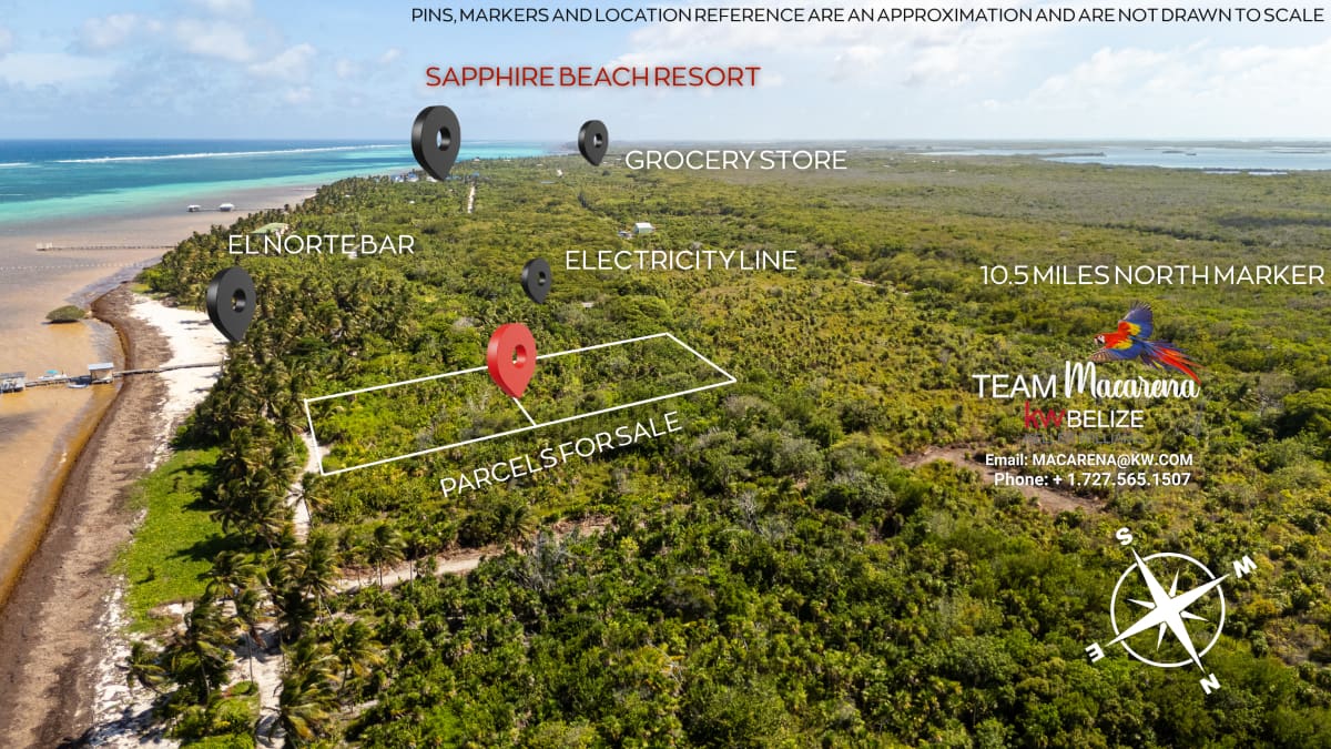 Beachfront Land in Ambergris Caye Belize