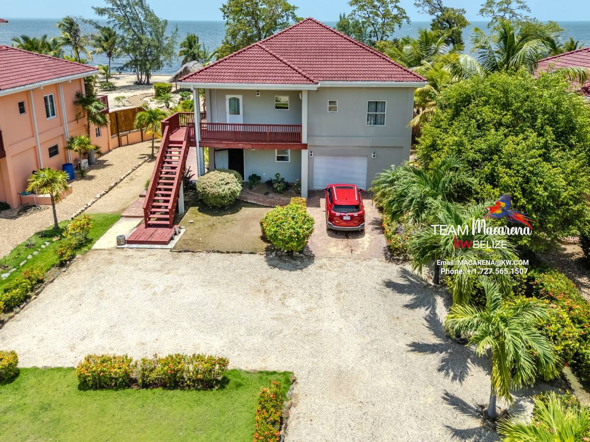 Caribbean Sea View Waterfront Home in Hopkins Belize