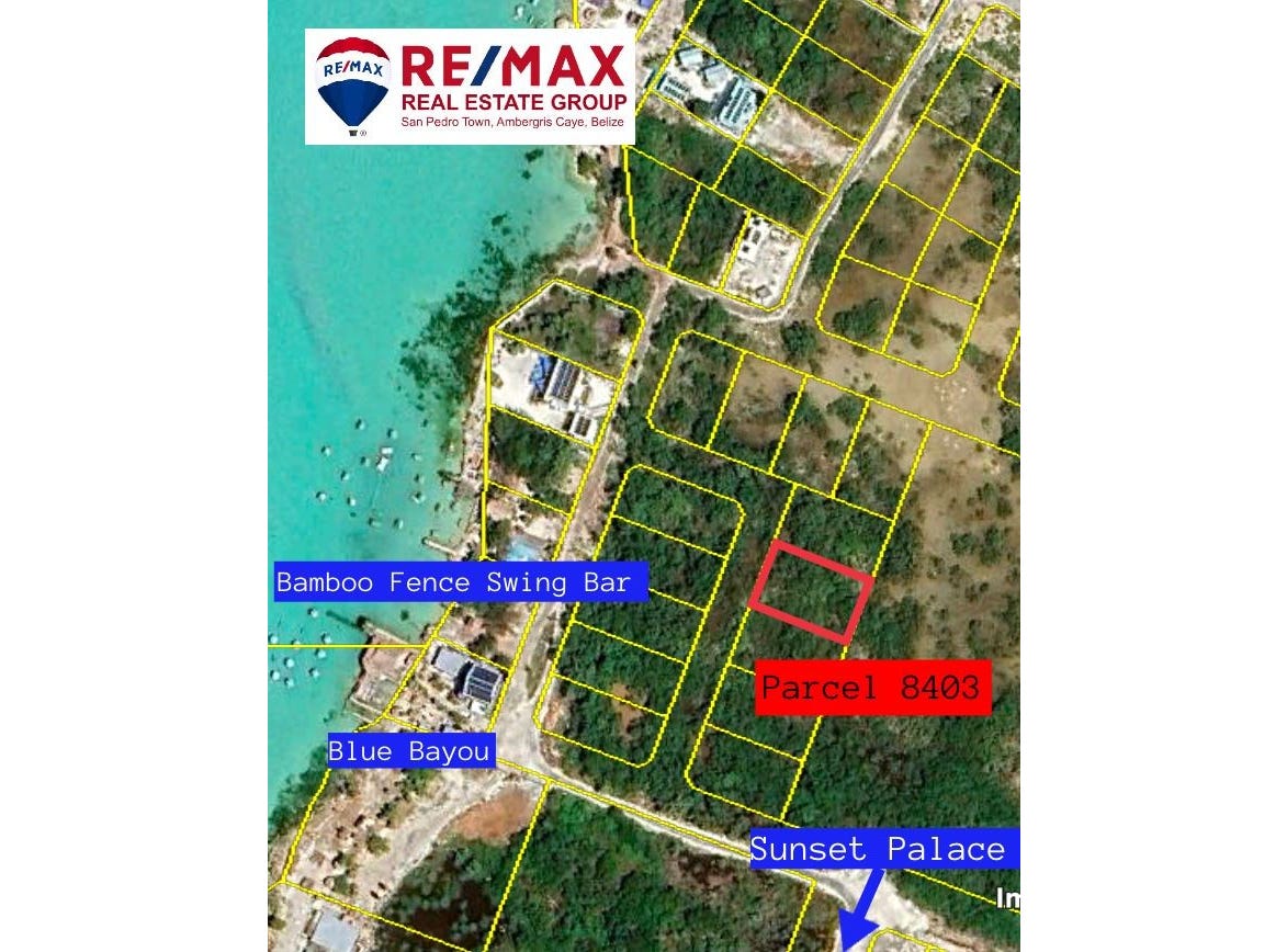 Prime lot just steps away from Blue Bayou, Ambergris Caye, Ambergris Caye, Ambergris Caye, Belize City