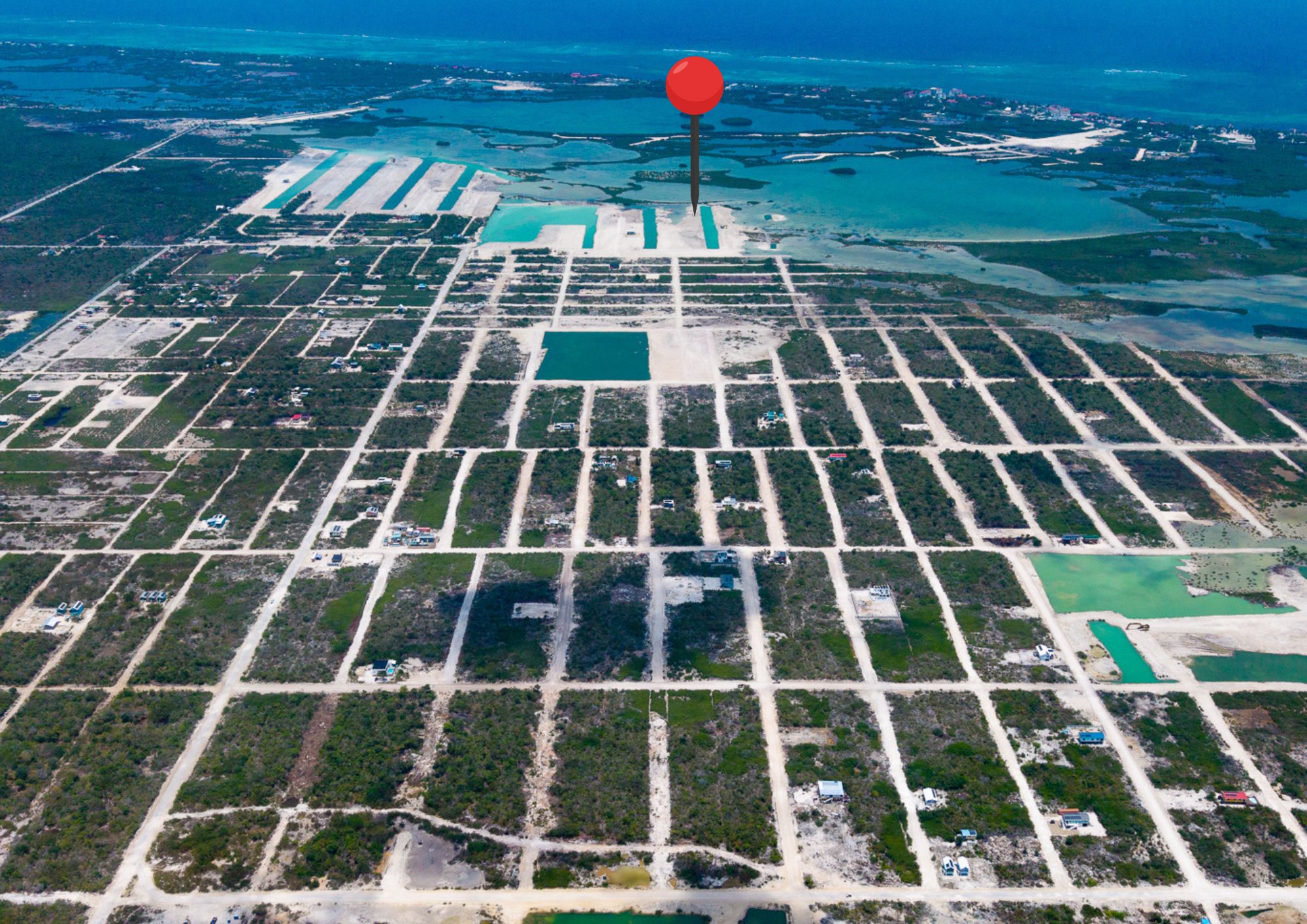 Canal Lot 2675 in West Caye – $140,000 USD