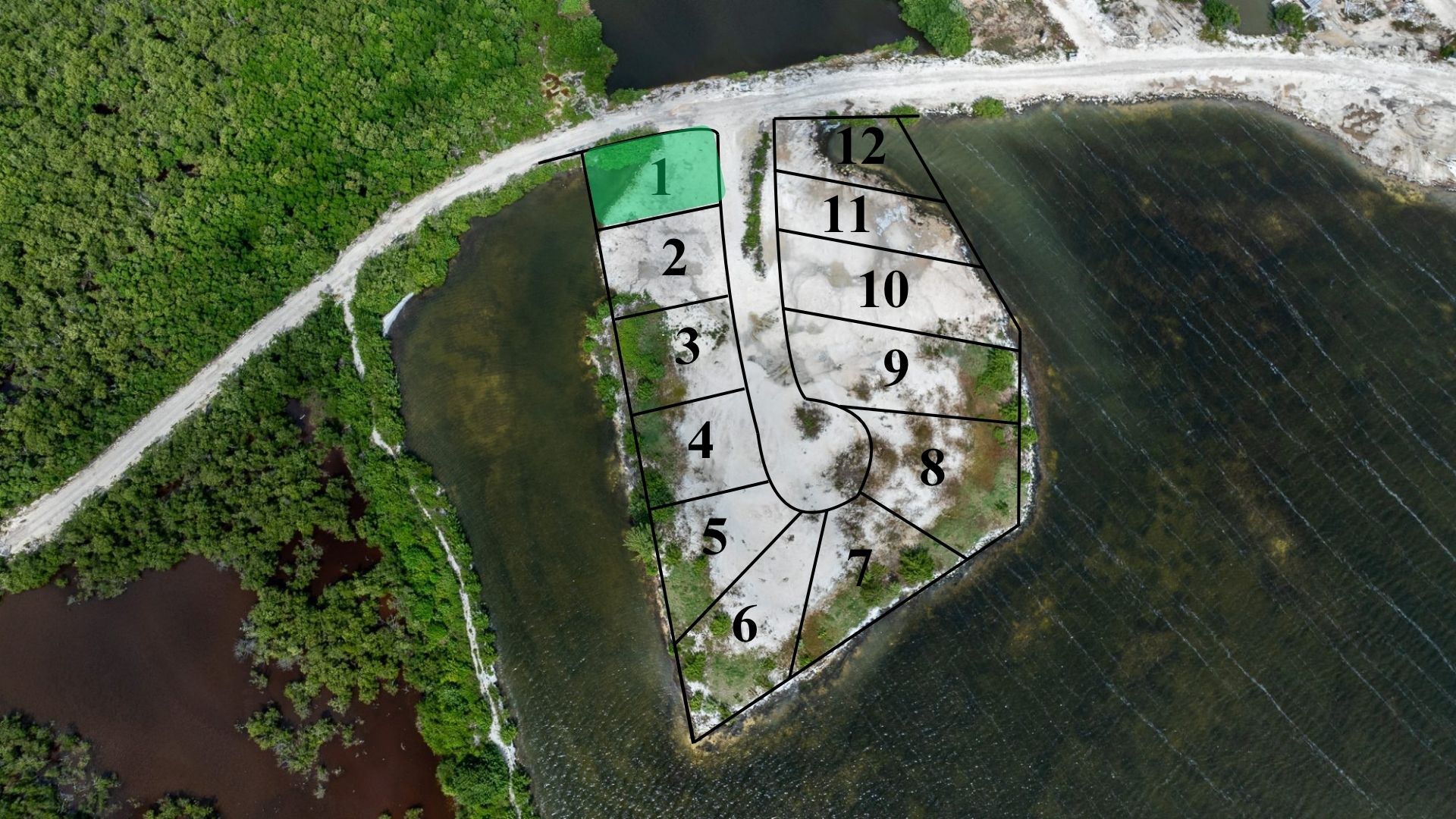 Lot 1 – Exclusive Waterfront Homesite at Paradise Island, Mahogany Bay