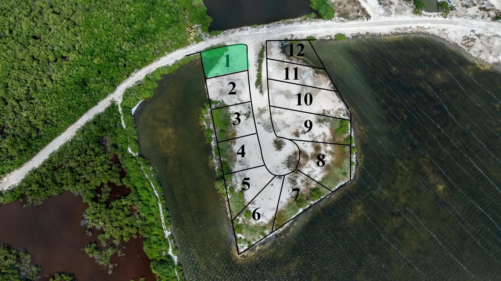 Lot 1 – Exclusive Waterfront Homesite at Paradise Island, Mahogany Bay