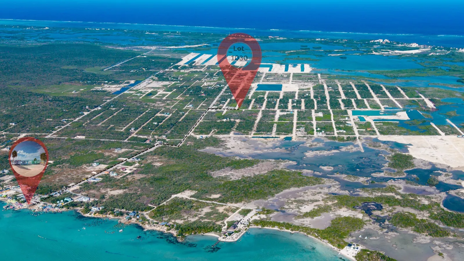 Lot 1030 – Prime Corner Lot in West Caye Near Secret Beach | $75,000 USD
