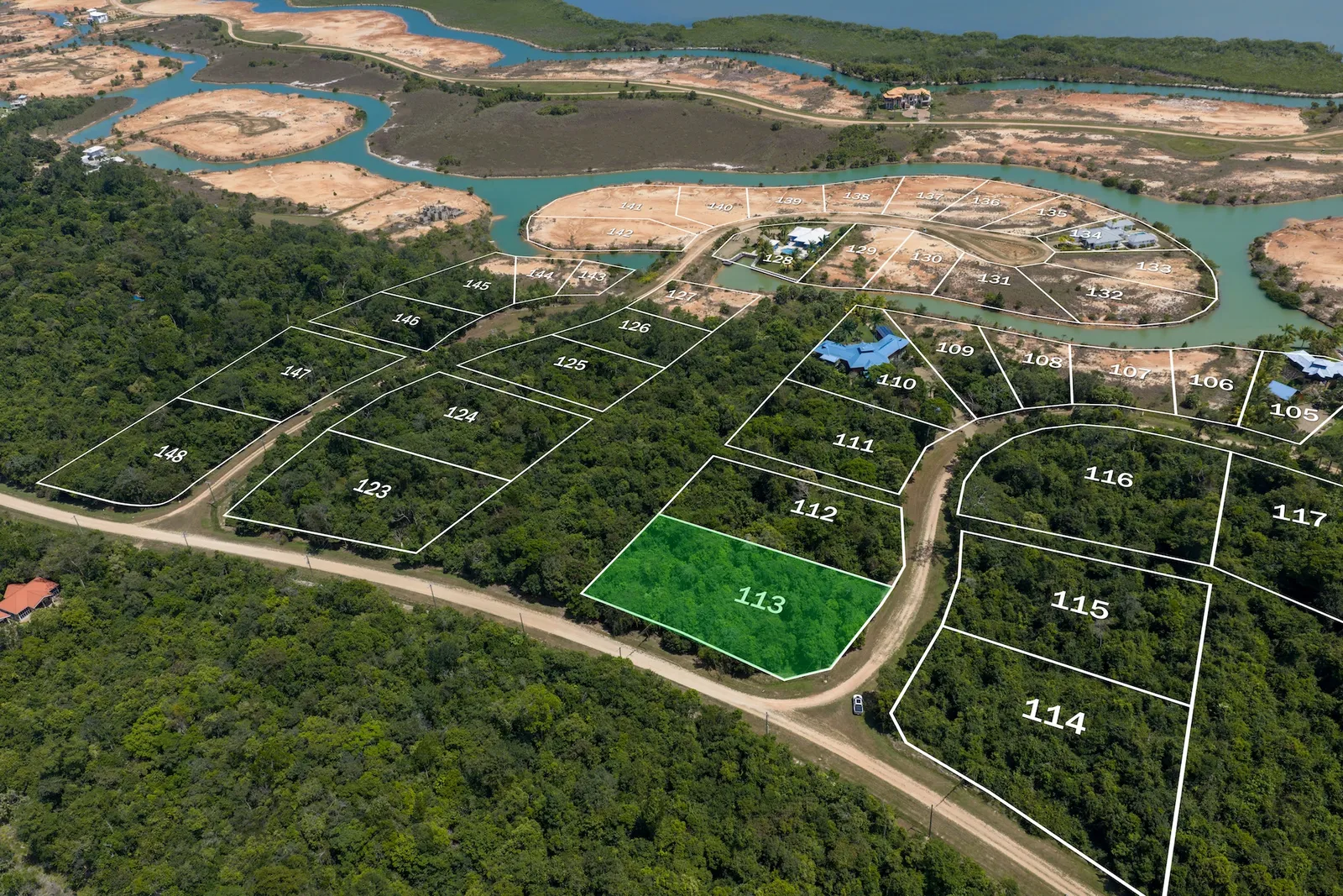 Lot 113 (0.947 Acre Parcel) in Sapodilla Ridge – Red Rock, Belize